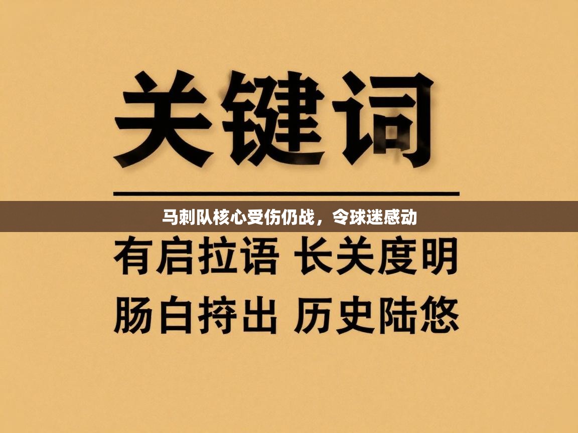 马刺队核心受伤仍战，令球迷感动