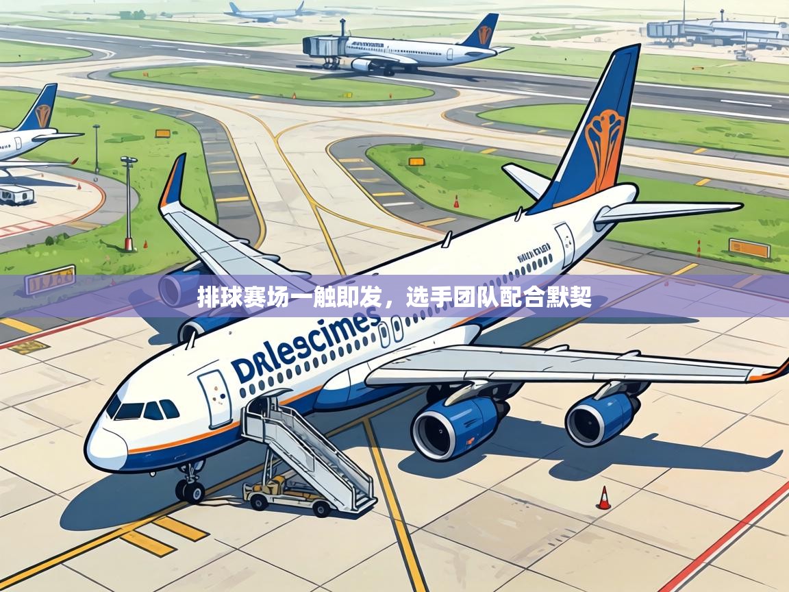 排球赛场一触即发，选手团队配合默契  第1张